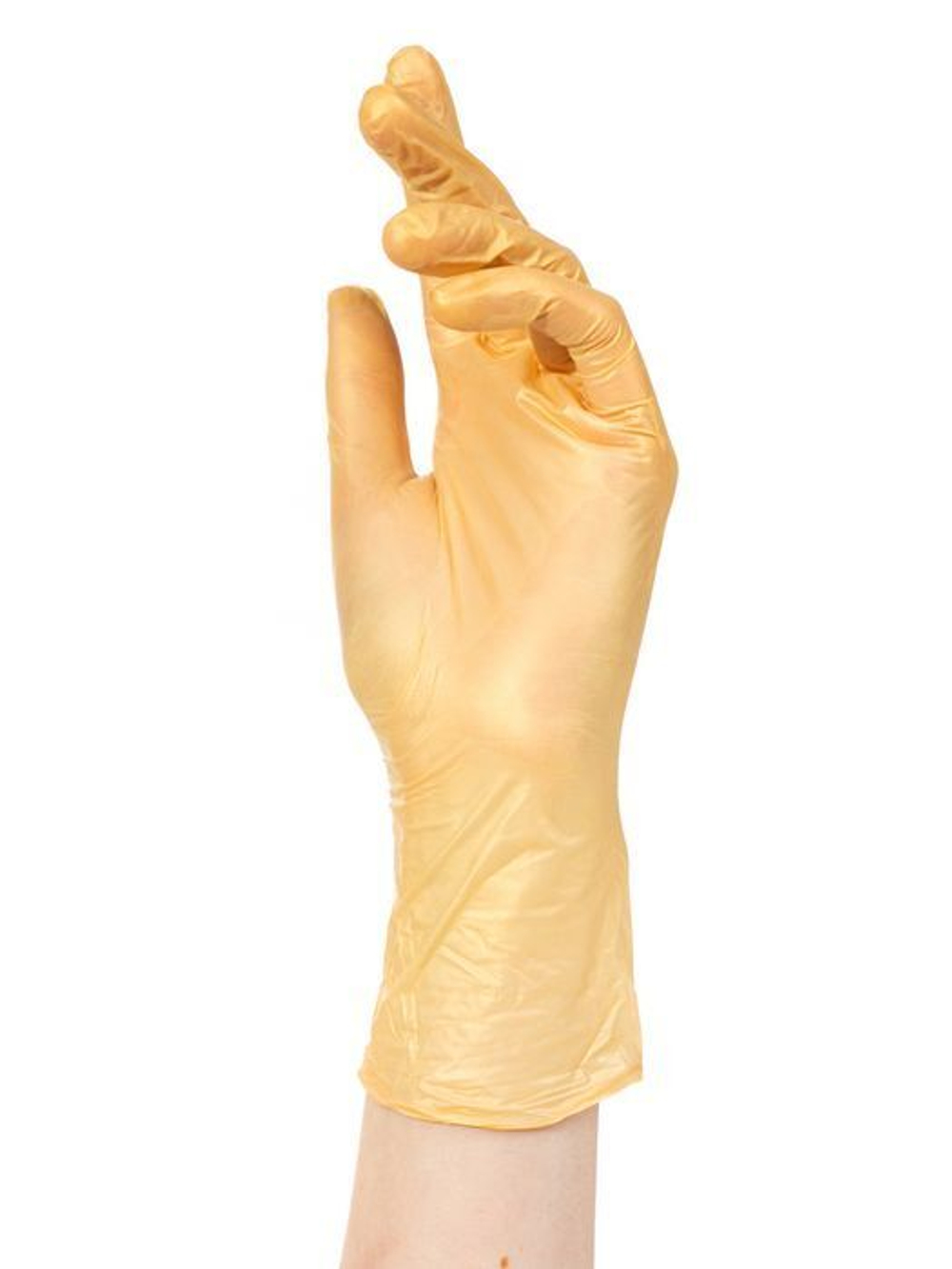 Adele Перчатки нитриловые золотые размер XS, 50 пар