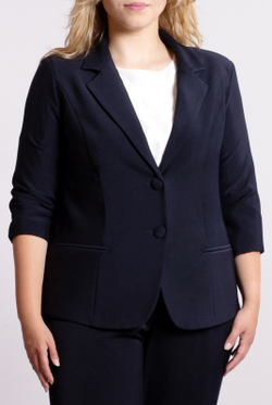 Жакет женский 3736зп, Тёмно тёмно син #70ТТСи043736зп