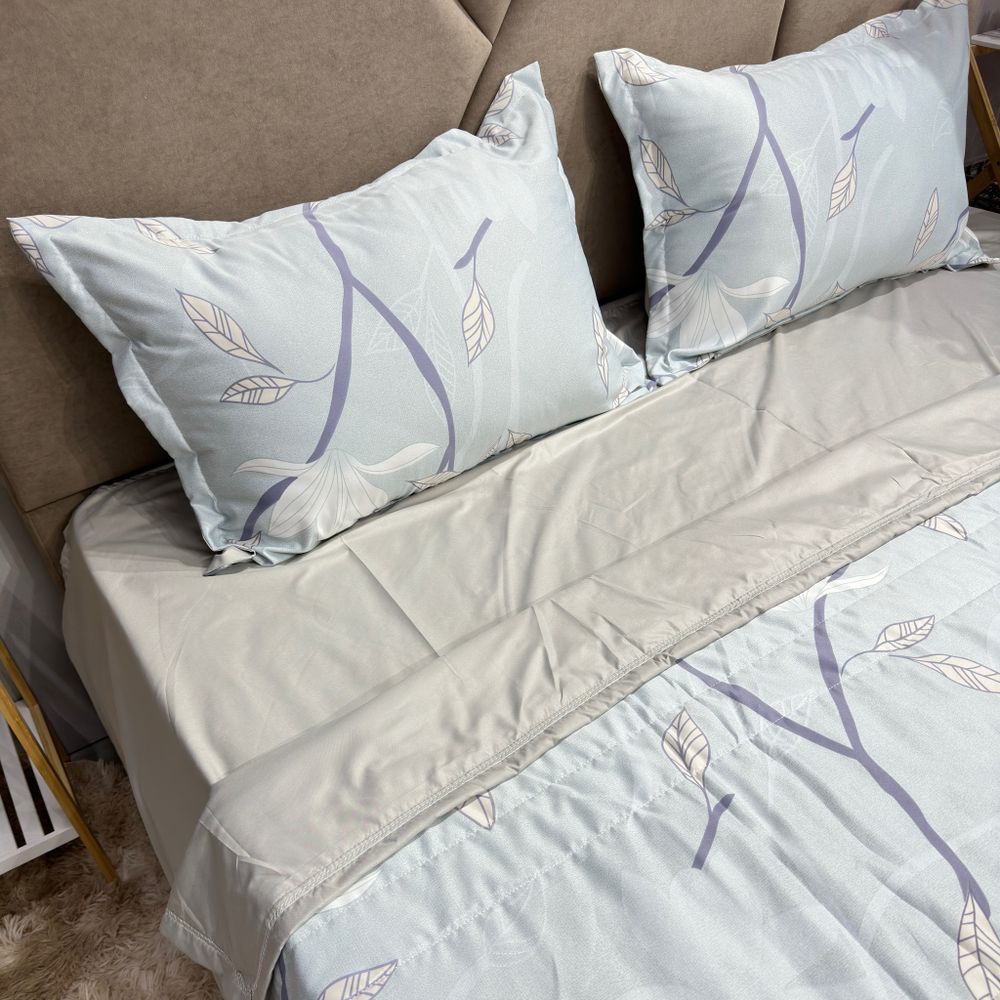 КПБ Кит С Одеялом МУН ШЕЛК 2сп АКЦИЯ !!! (от 10шт цена 5900тн)