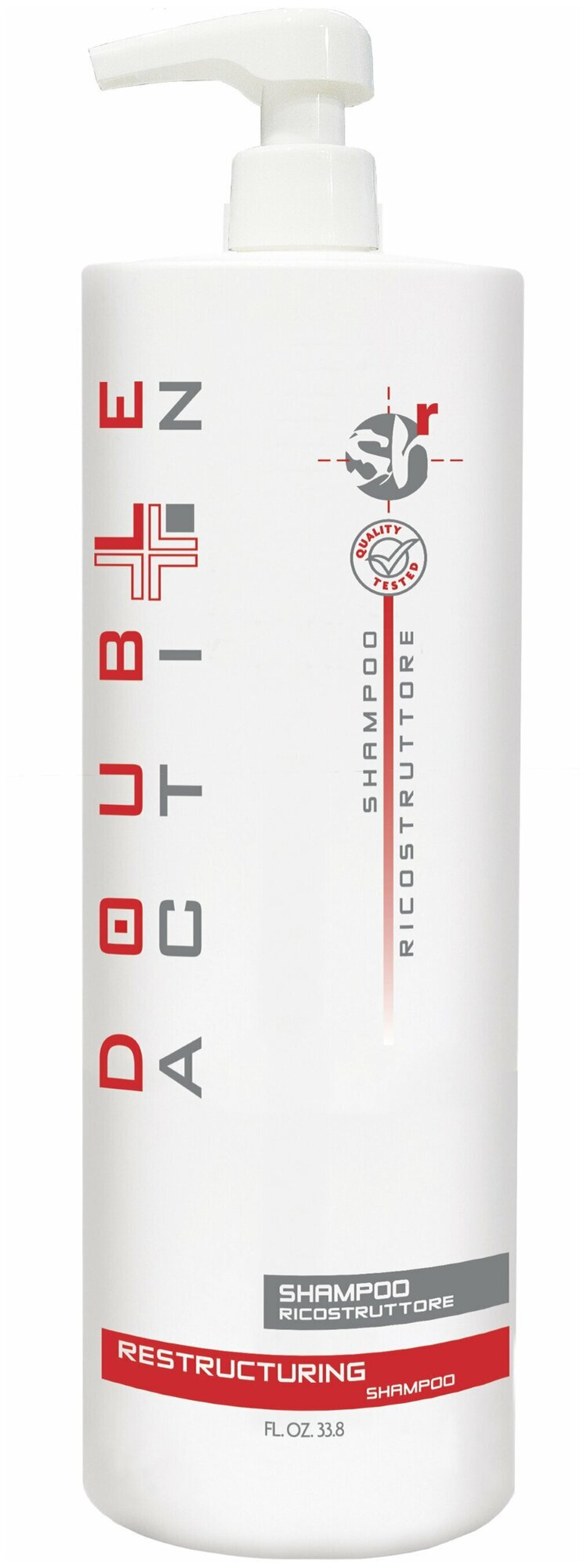 HC DOUBLE ACTION Шампунь восстанавливающий 1000мл “Double Action Shampoo Ricostruttore”