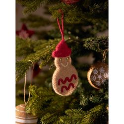 Набор елочных украшений Classics из джута и гофрированного картона из коллекции New Year Essential, 4 шт.