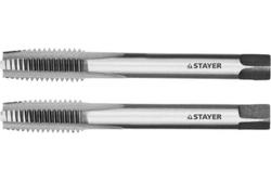 Комплект метчиков MASTER сталь 9ХС М12х1 75 2 шт. Stayer 28025-12-1.75-H2