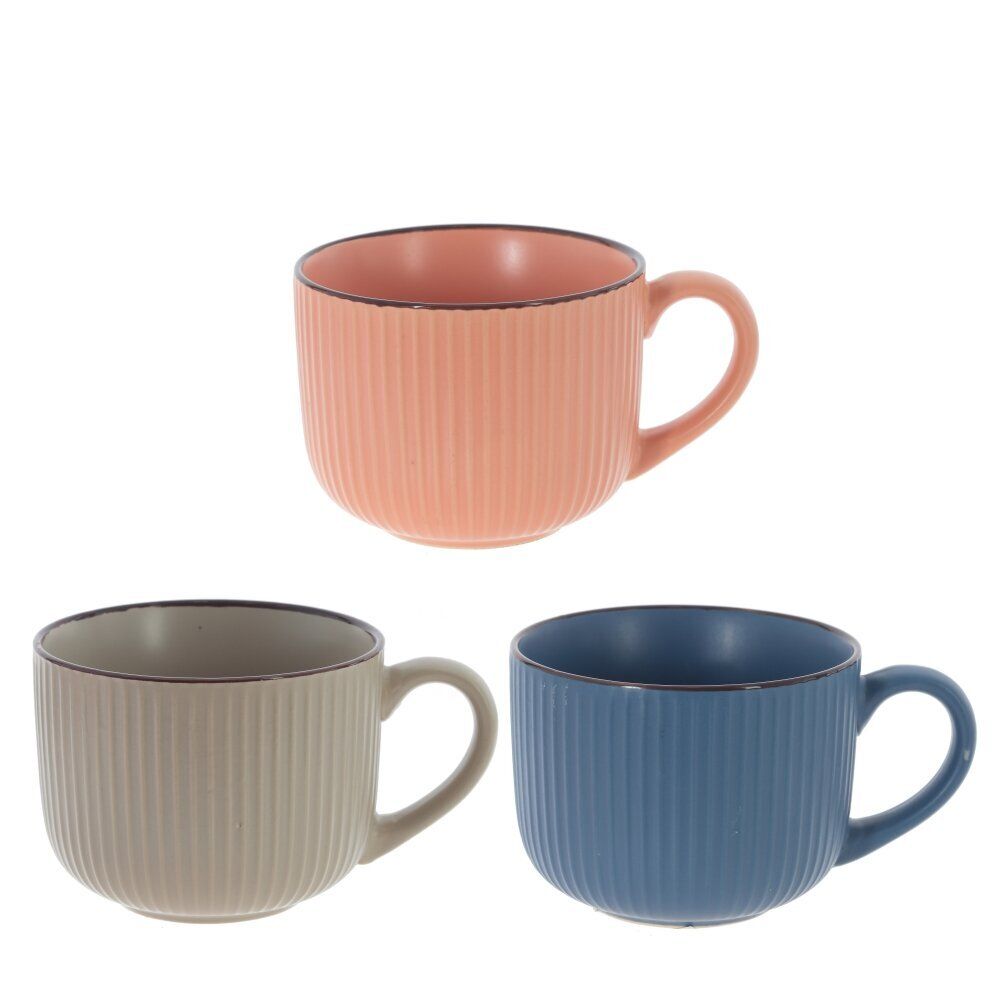 GAEM Кружка (кратность 6 шт), 600 мл, L14,5 W11 H9 см, 3в., (сорт 1,2)