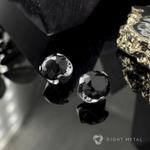 Flat Cubic Zirconia Black