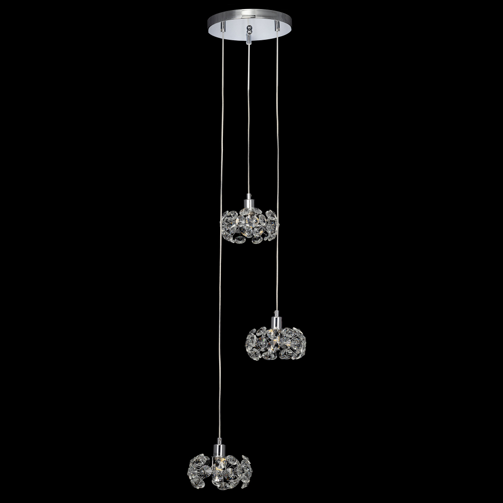 Eletto Betsy EL322P03.1 Хрустальный подвесной светильник Хром