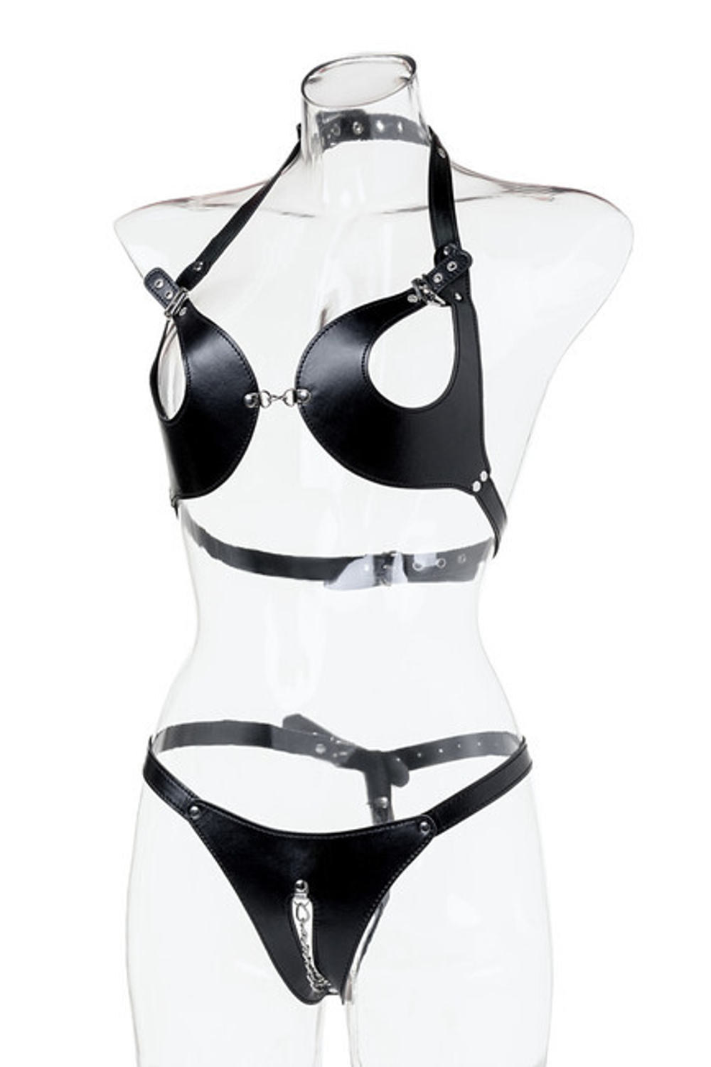 БДСМ бикини TOYFA Theatre, OS, черный (Цвет: черный)