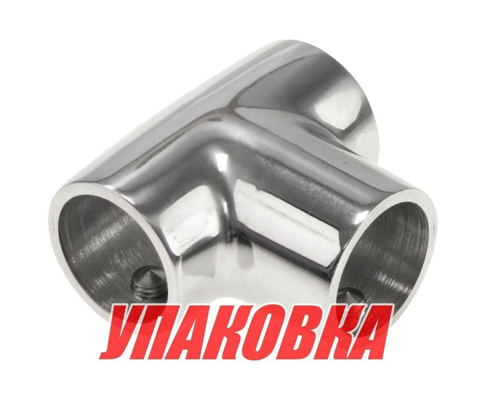 Тройник леера 7/8(22,2 мм), 90 град (упаковка из 20 шт.)