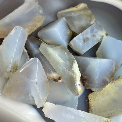 31374 Голубой Халцедон срез 25-50мм