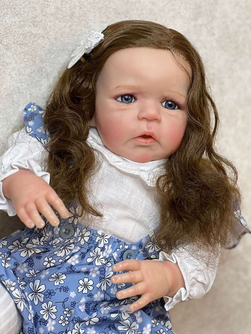 Кукла Реборн мягконабивная 60см в пакете (FA-606)