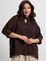 Блуза Серенада (шоколад) Б15553-24М LT Collection
