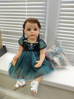 Уценка Кукла Реборн виниловая 55см в пакете (FA-380)