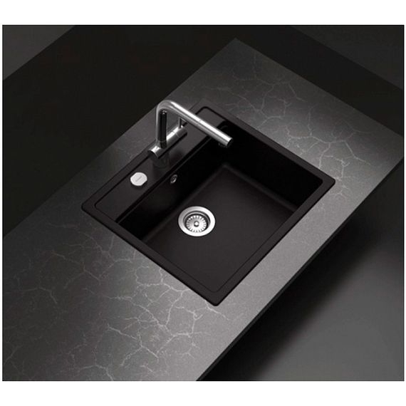 Мойка SCHOCK Vero 60 (N-100) Cristadur 570x510 серебристый камень