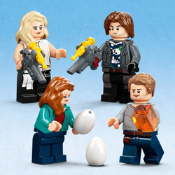 Конструктор LEGO Jurassic World - Побег тираннозавра Рекса и атроцираптора 76948
