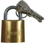 Навесной замок ABUS 55/30 латунь