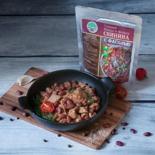 Свинина с фасолью Кронидов