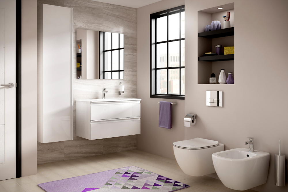 T007901 TESI AquaBlade® Подвесной унитаз,  без сиденья и крышки,с крепежом (для полностью скрытого монтажа)