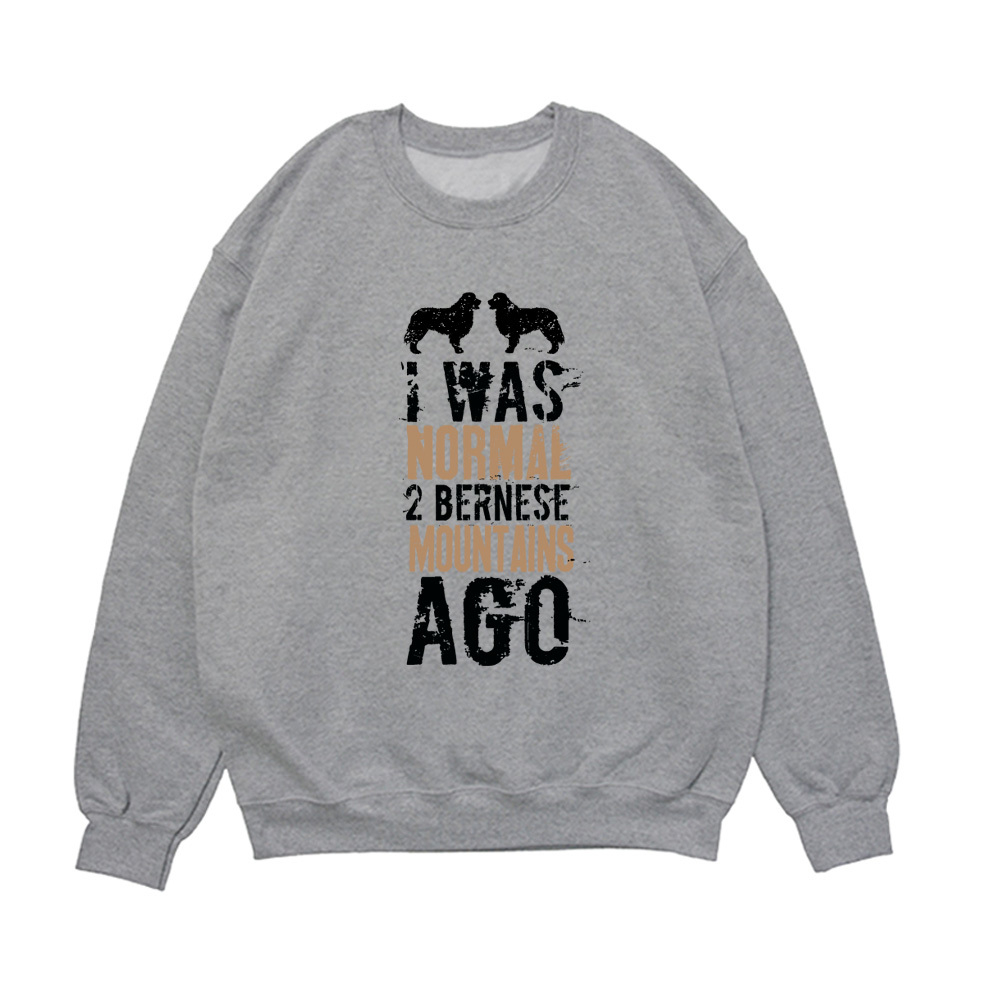 Свитшот "Был нормальным 2 Берна назад"