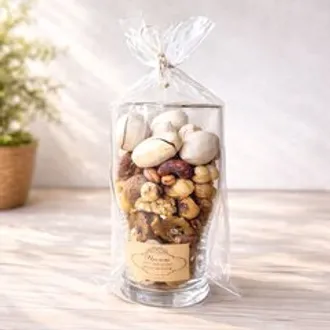 Подарочный бокал с орехами / 230 гр