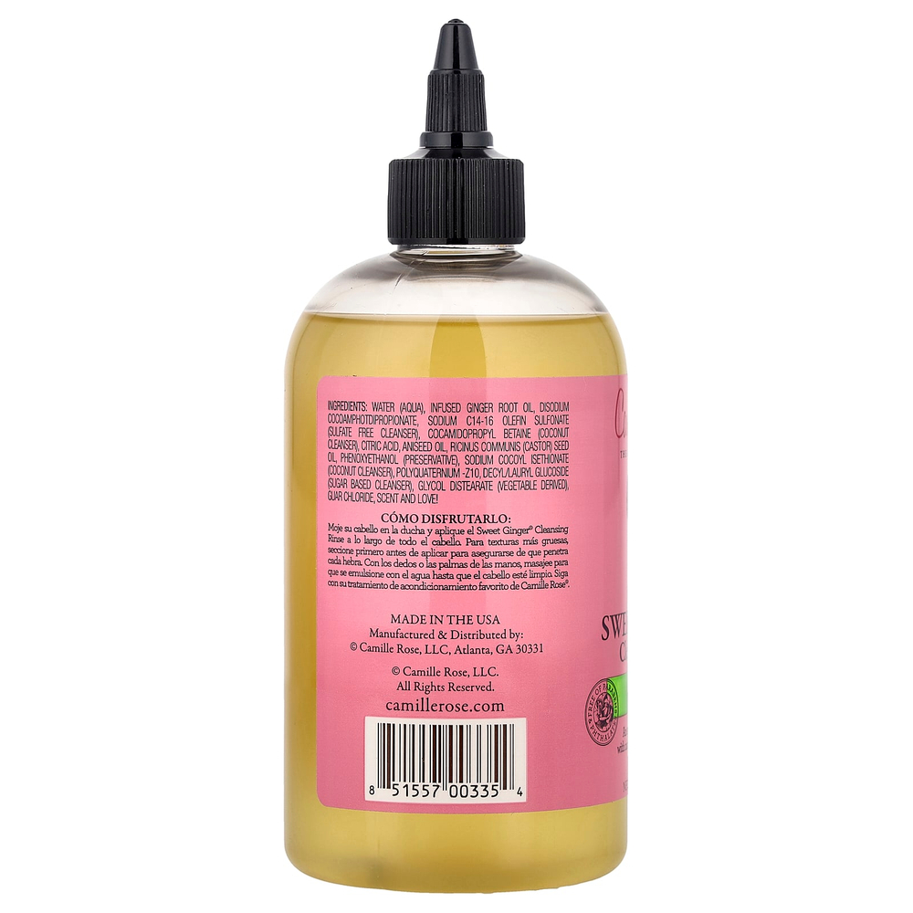 Camille Rose, Sweet Ginger®, очищающий ополаскиватель для рта, касторовое и анисовое масло, 355 мл (12 унций)