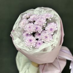 Монобукет из хризантем