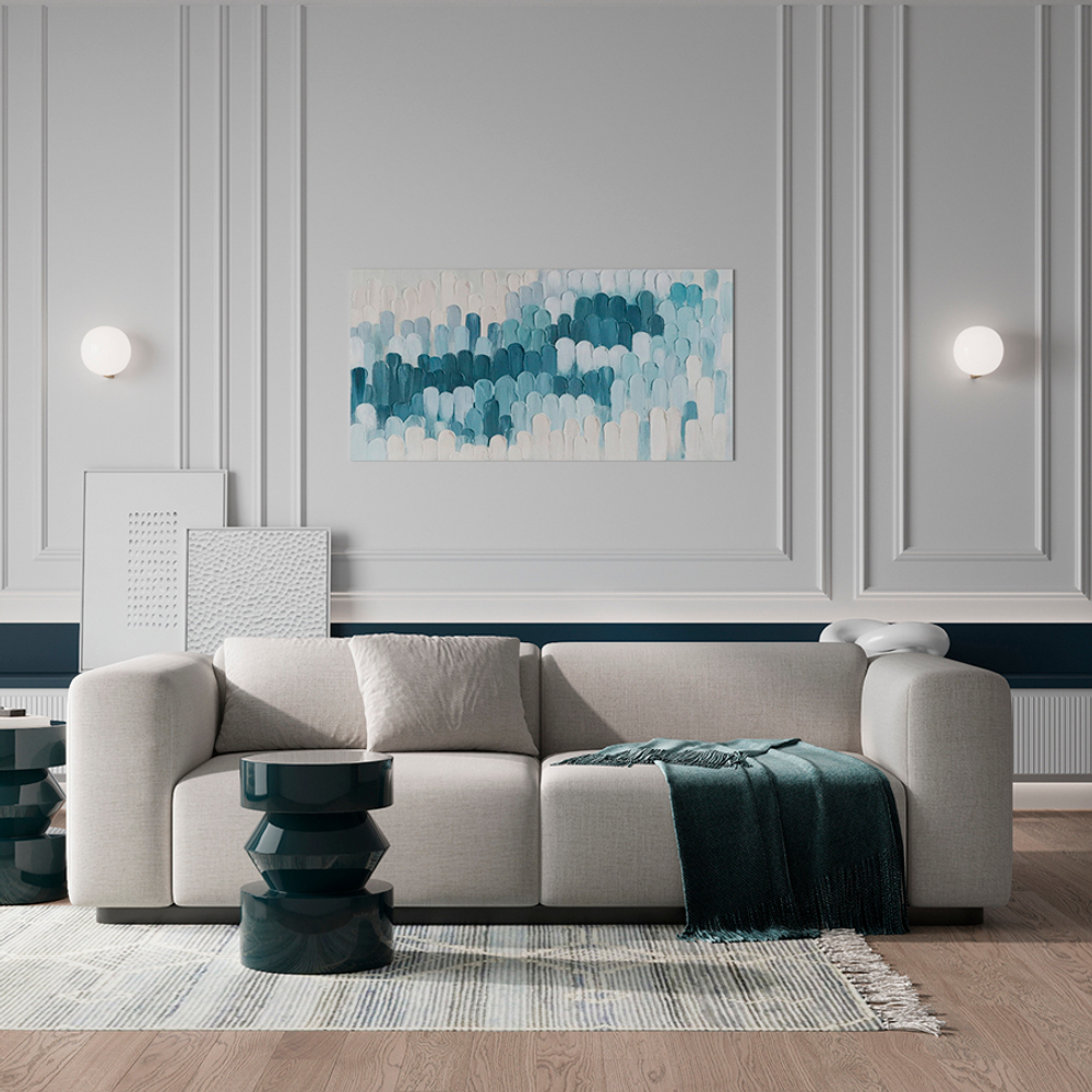 Панно декоративное с ручной росписью by feel, 120х80 см