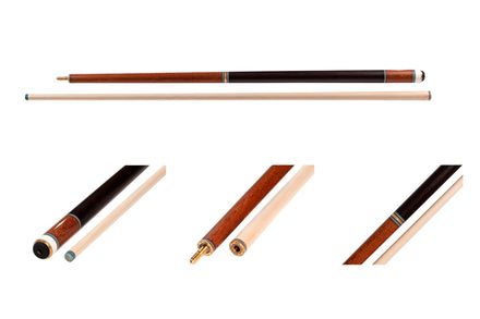 Кий / пирамида 2-pc "Supernova Enjoy" (граб, черный граб, шелковое дерево), с удлинителем