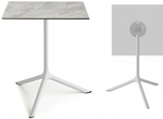 Стол ламинированный обеденный складной Scab Design Tripe Maxi Folding, белый, каменный