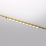 DK5752-SB Светильник для трека SHINE LINEAR со светодиодом, L601*W19*H27, 48V DC, 24W, RA?90, 3000K, IP20, сатинированная латунь, алюминий