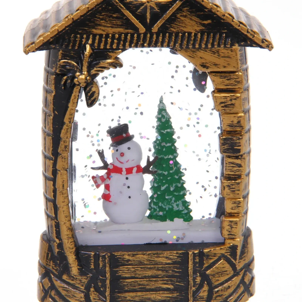 Сувенир с подсветкой «Загадка - Снеговик» 7,5*4*12,5 см (работает от батареек LR44*3)