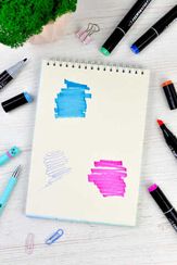 Скетчпад А5 145х210 мм, 40 л, блок - белый офсет, серый офсет, бежевый офсет 80 г/м², арт. 61567