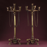 Парные канделябры в стиле Карла Х