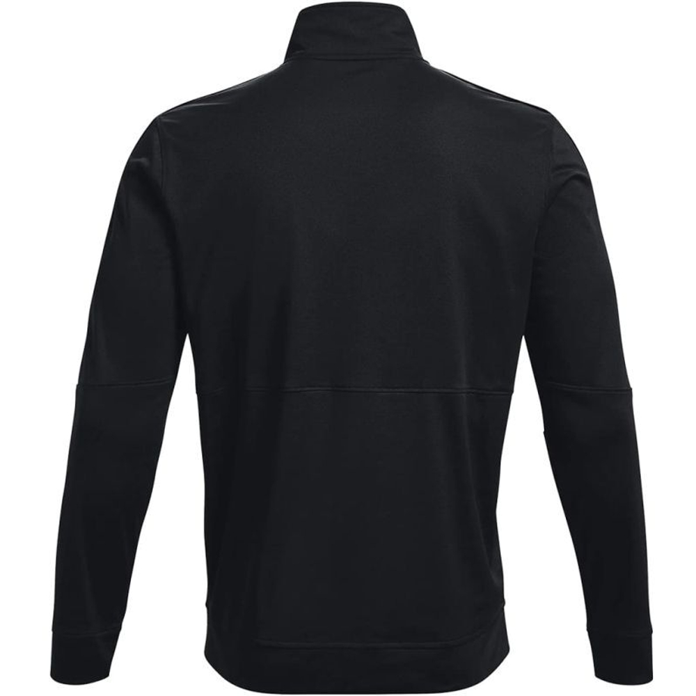 Мужская теннисная кофта Under Armour Men's UA Pique Track Jacket - черный