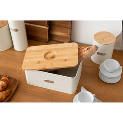 Хлебница 33х21х16см Smart Solutions Irmel молочная