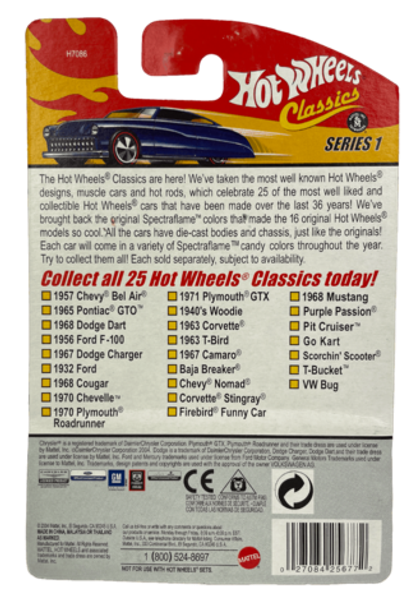 Hot Wheels Classics Series 1: Pit Cruiser (Purple) (#21 of 25) (2005)