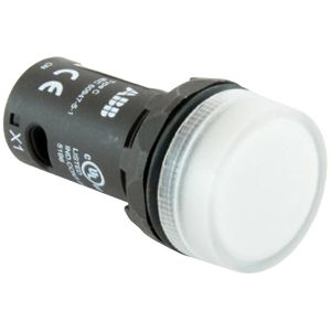 Арматура светосигнальная COS1SFA619402R5025 ABB CL-502W белая. св.диод. AC/DC (1SFA619402R5025)