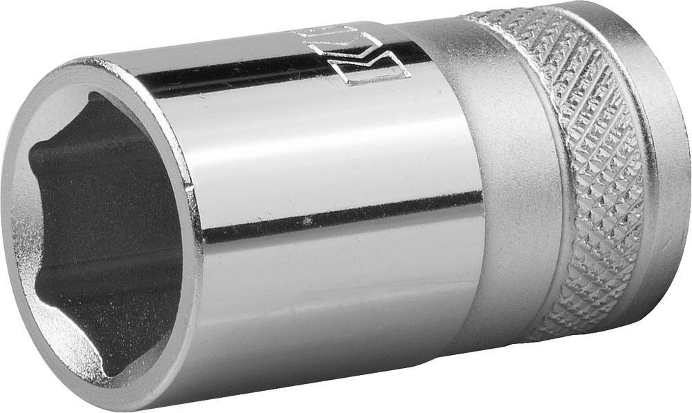 Торцовая головка KRAFTOOL ″INDUSTRIE QUALITAT″, Cr-V, FLANK, хромосатинированная, 1/2″, 14 мм