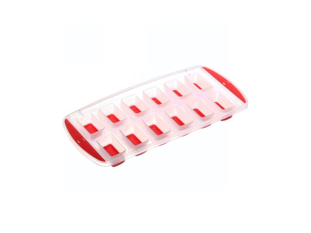 Форма для льда пластиковая с силиконом "Кубики"