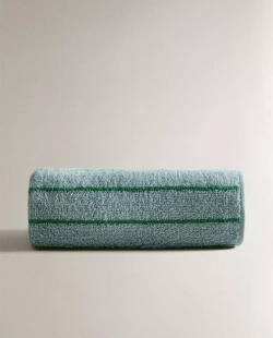 ZARA HOME ДЕТСКОЕ ПОЛОТЕНЦЕ В ПОЛОСКУ, СИНИЙ