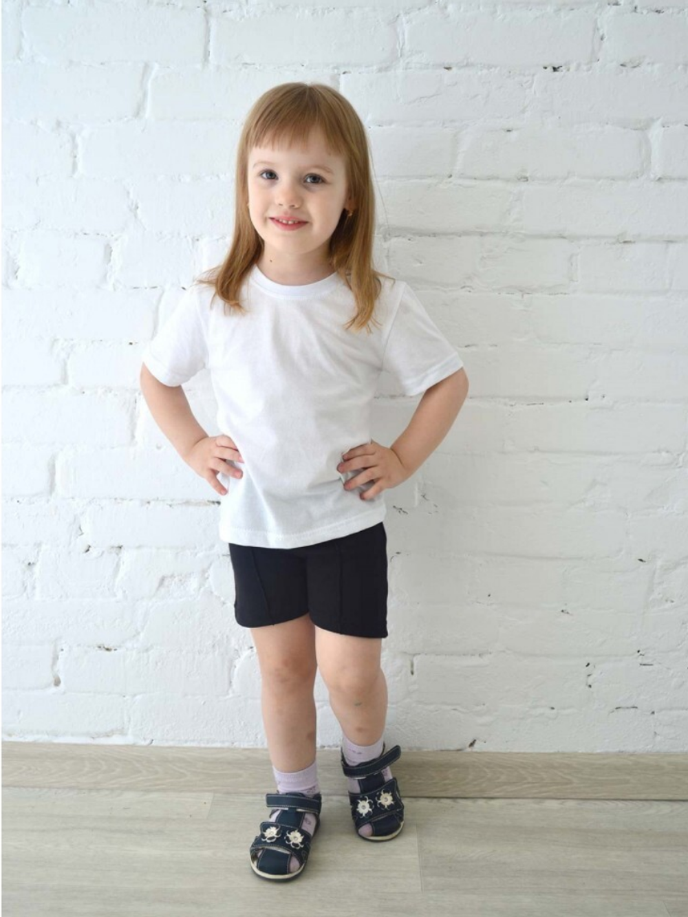 Ш-404 Шорты детские черные  (76-146)