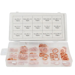 Шайбы медные М5-М17.5, набор медные уплотнительные кольца 150 штук