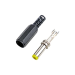 Разъем штекер DC5.5 x 2.5 желтый