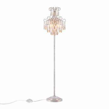 Торшер FR2302FL-04WG кремовое/золото Freya Chabrol