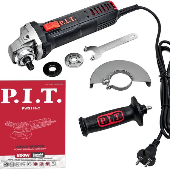 Шлифмашина P.I.T. угловая PWS115-C (115мм, 800 Вт,11000 об.мин) (6) купить в Москве и Московской области по низкой цене с доставкой по России — (3) Шлифмашина P.I.T. угловая PWS115-C (115мм, 800 Вт,11000 об.мин) (6) — (3)