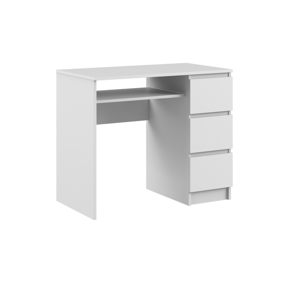 МС Мадера Стол письм. СМП правый 1050*750*500 (лдсп белый )