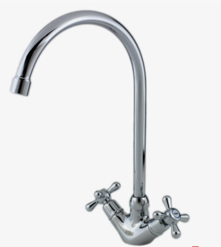 ESKO Смеситель для кухни VN06-2 Vienna поворотный выс.излив две шпильки