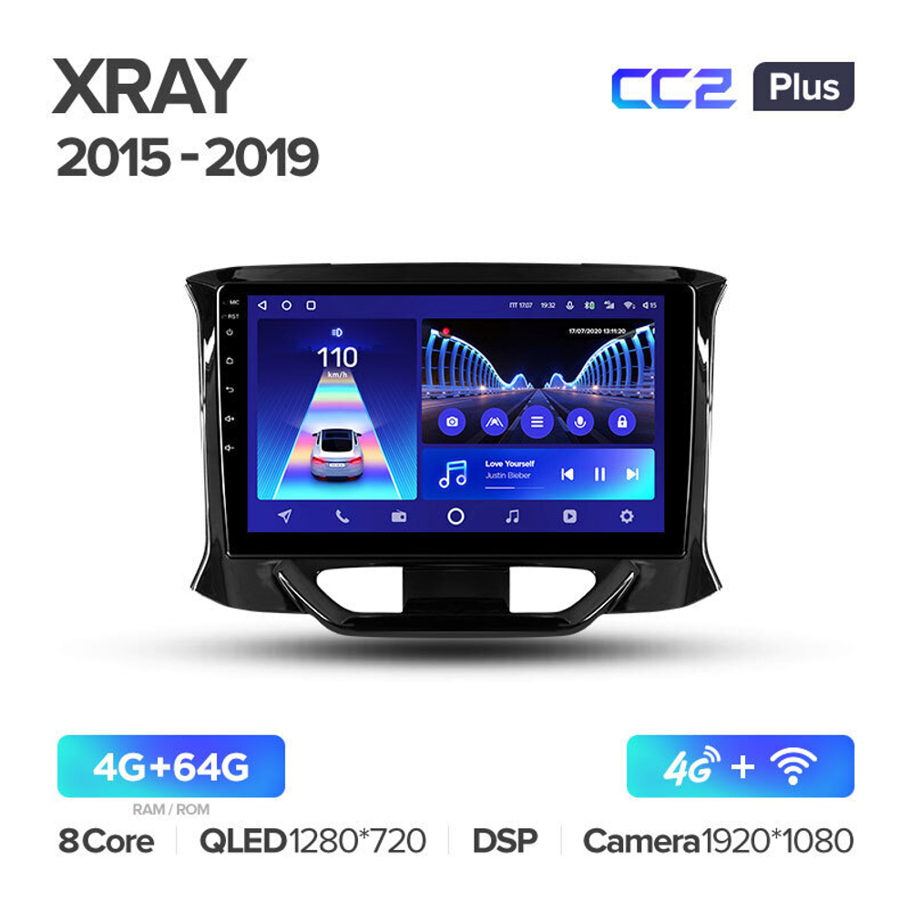 Teyes CC2 Plus 9" для LADA Xray 2015-2019