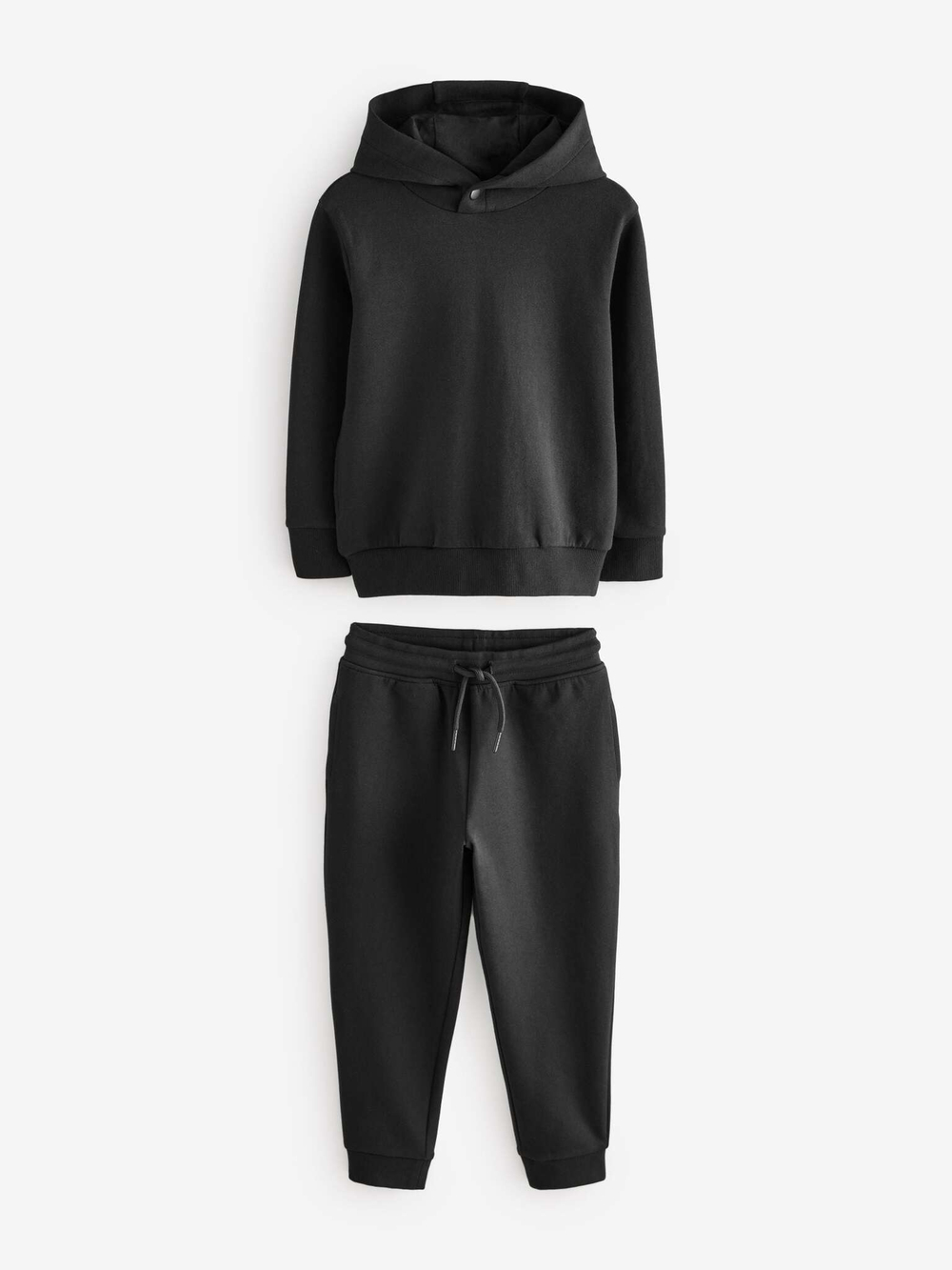 Толстовка с капюшоном и джоггеры в комплекте для мальчика Next E43-667, Черный