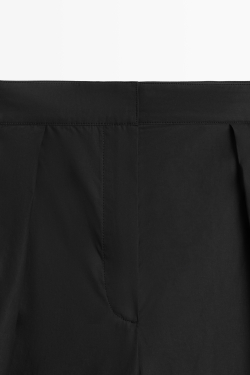 Massimo Dutti Брюки карго barrel fit, черный