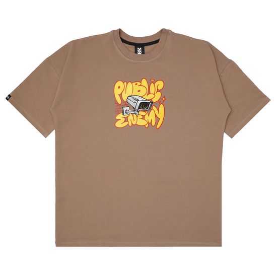 Футболка HOOK Враг двухнитка какао