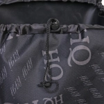 Тележка хозяйственная с сумкой (100*40*35см, колеса 21см,грузоподъемность до50 кг) HQ черная